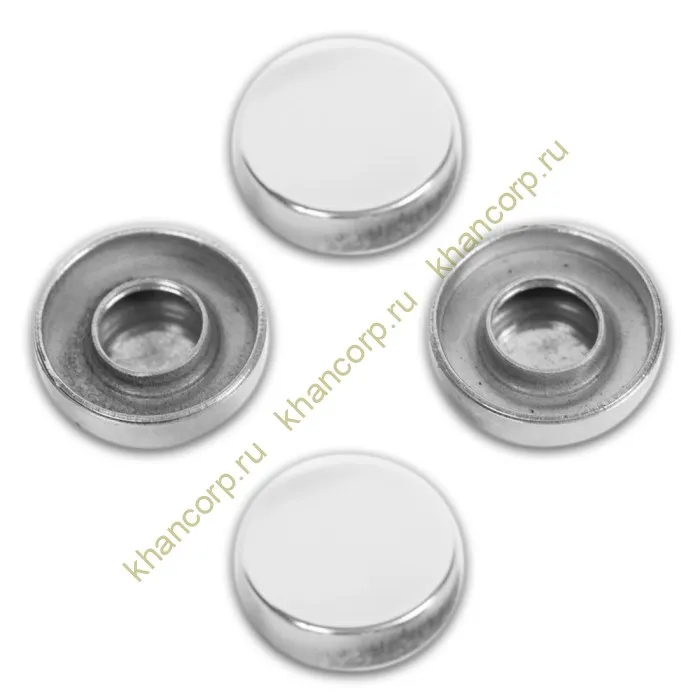 Держатель для зеркал FSZ-20 толщиной 4-8 мм Ø 20 мм (комплект 4 шт.), нержавейка/полированный