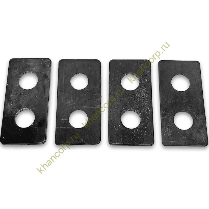 Комплект безасбестовых прокладок FDA-87 для петель серии Майя, 4шт, черный