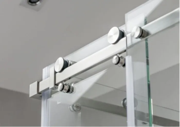 Раздвижная система Альфа α FDS-4, нержавейка/полированный