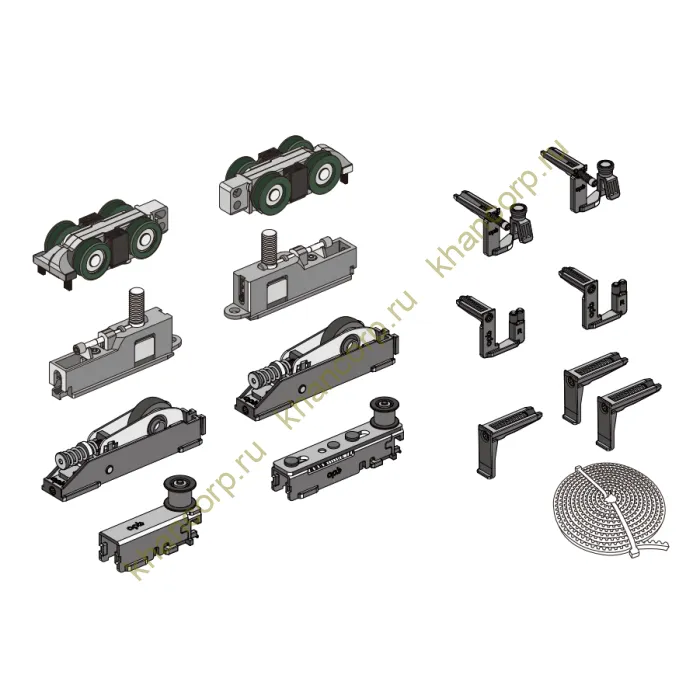 Механизм FDS-19.4R центральной двери для 4-х дверной раздвижной системы Диона FDS-19, правое открывание