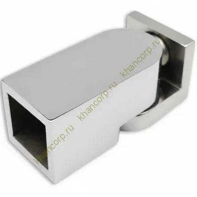 Крепление FDC-51 трубы 15х15 к стене 0°-180°, нержавейка/полированный