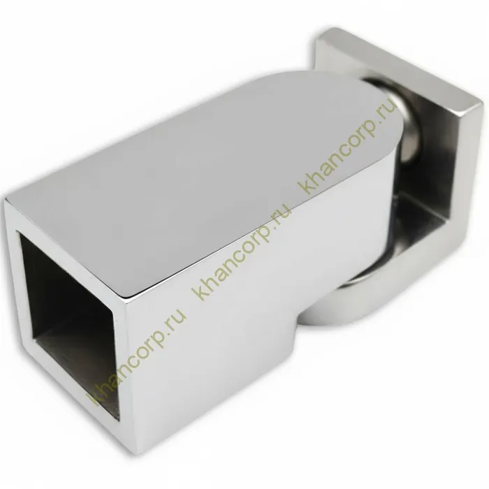 Крепление FDC-51 трубы 15х15 к стене 0°-180°, нержавейка/полированный