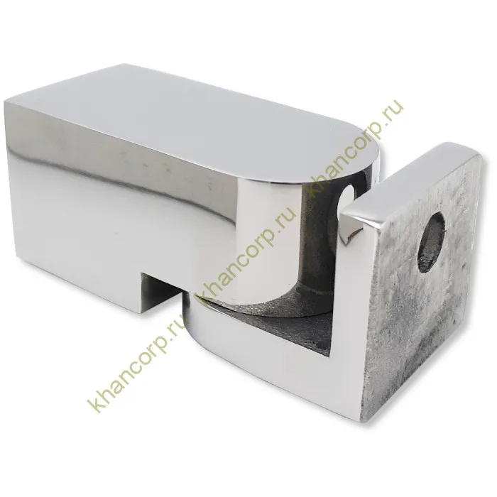 Крепление FDC-51 трубы 15х15 к стене 0°-180°, нержавейка/полированный