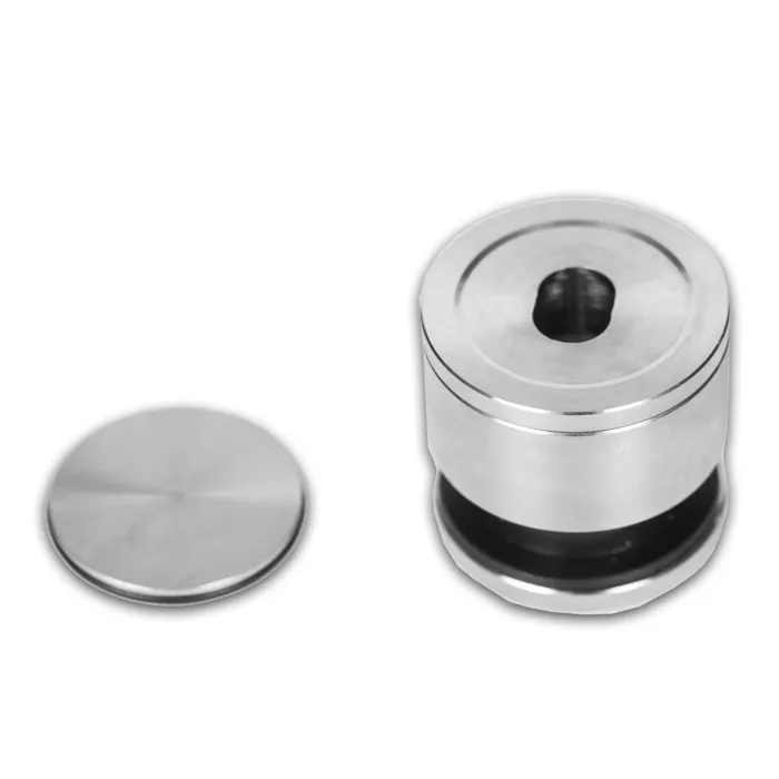 Точечное крепление FKK-27 с крышкой 19-26 мм без зенковки Ø35 мм рег.для стекла 10 мм, нержавейка/матовый