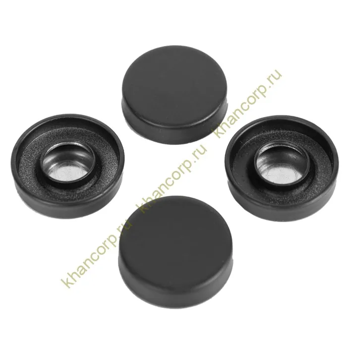 Держатель для зеркал FSZ-20 толщиной 4-8 мм Ø 20 мм (комплект 4 шт.), нержавейка/черный