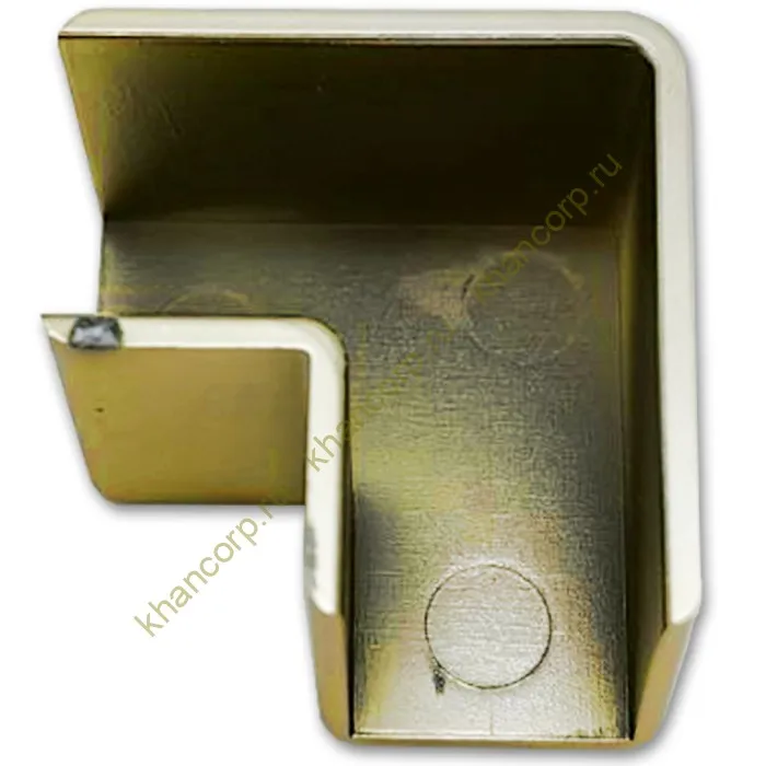 Уголок FDPA-513 стыковочный 19х13х2 мм для опорного профиля, пластик/золото