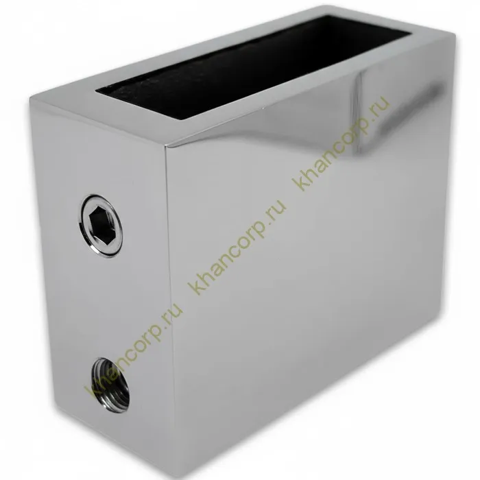 Крепление FDC-30 трубы 30х10 к стене, нержавейка/полированный