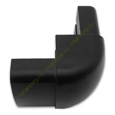 Угловое соединение 90° FDS-3.2 для раздвижной системы FDS-3, ПВХ/черный