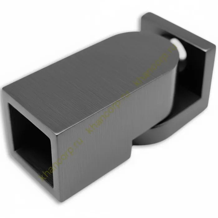 Крепление FDC-51 трубы 15х15 к стене 0°-180°, нержавейка/оружейная сталь