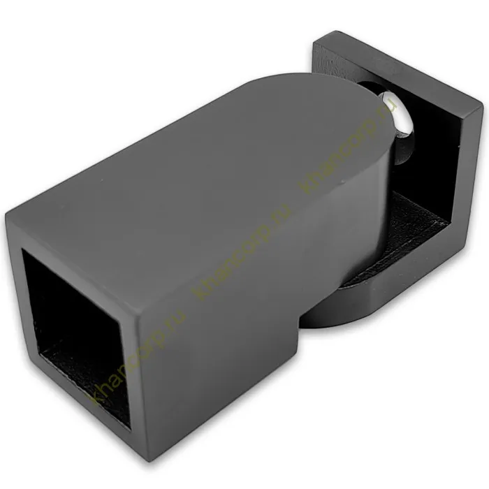 Крепление FDC-51 трубы 15х15 к стене 0°-180°, нержавейка/оружейная сталь