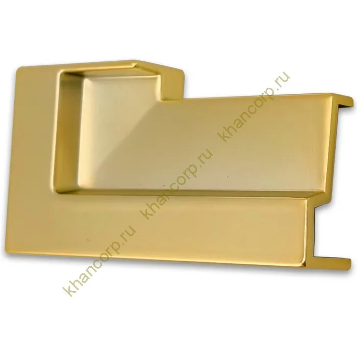 Заглушка FDPA-430L ЛЕВАЯ торцевая для порога FDPA-43.15, ПВХ/золото