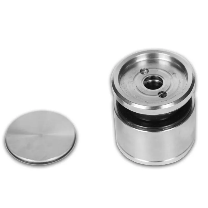 Точечное крепление FKK-28 с крышкой 22-32 мм без зенковки Ø35 мм рег.для стекла 10 мм, нержавейка/матовый