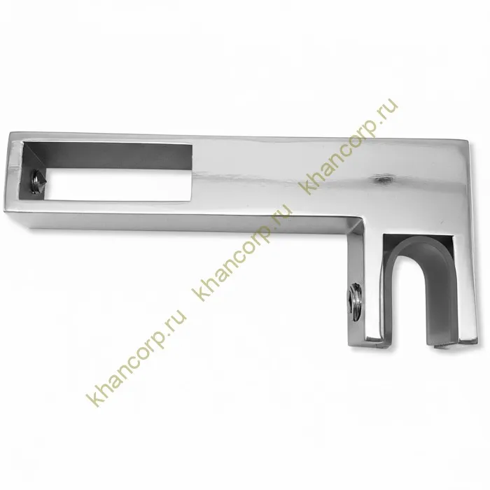 Держатель стекла FDC-35 сквозной 30х10 горизонтальный, нержавейка/полированный