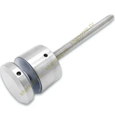 Стеклодержатель FKK-40.1, 10х30 мм Ø50 мм М12x1.75 для стекла, нержавейка/матовый