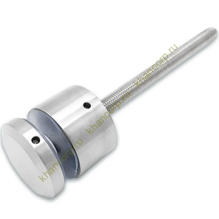 Стеклодержатель FKK-40.1, 10х30 мм Ø50 мм М12x1.75 для стекла, нержавейка/матовый