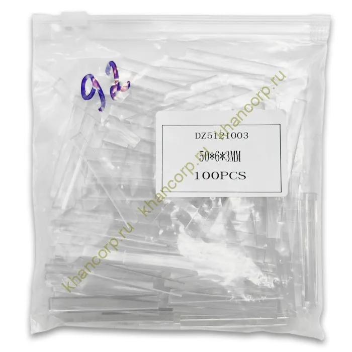 Прокладка FDA-92, полоска 50х6х3 мм, пакет 100 шт, ПВХ/прозрачный