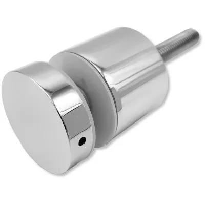 Стеклодержатель FKK-42, 10х30 мм Ø40 мм М10x1.5 для стекла, нержавейка/полированный