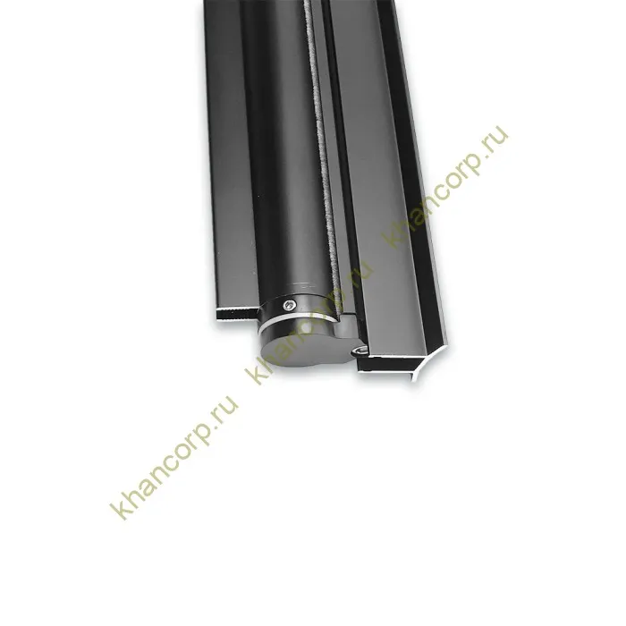 Петля Ника FDP-301 сплошная, высота 2000 мм, алюминий/черный