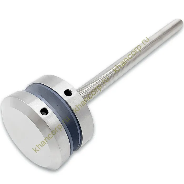 Стеклодержатель FKK-41.1, 10х10 мм Ø50 мм М12х1.75 для стекла, нержавейка/матовый