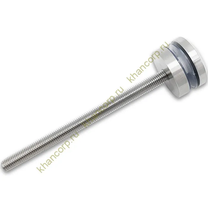 Стеклодержатель FKK-41.1, 10х10 мм Ø50 мм М12х1.75 для стекла, нержавейка/матовый