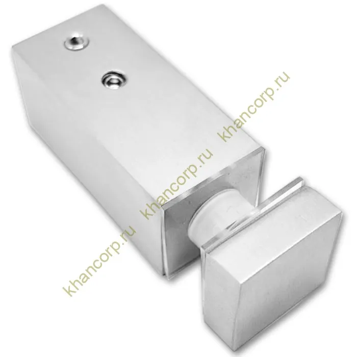 Крепление FDC-54 трубы 15х15 к стеклу, нержавейка/матовый