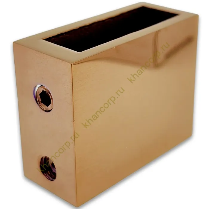 Крепление FDC-30 трубы 30х10 к стене, нержавейка/розовое золото