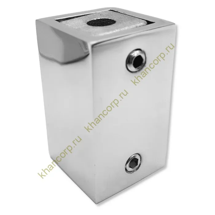 Крепление FDC-60 трубы 15х15 к стене, нержавейка/полированный