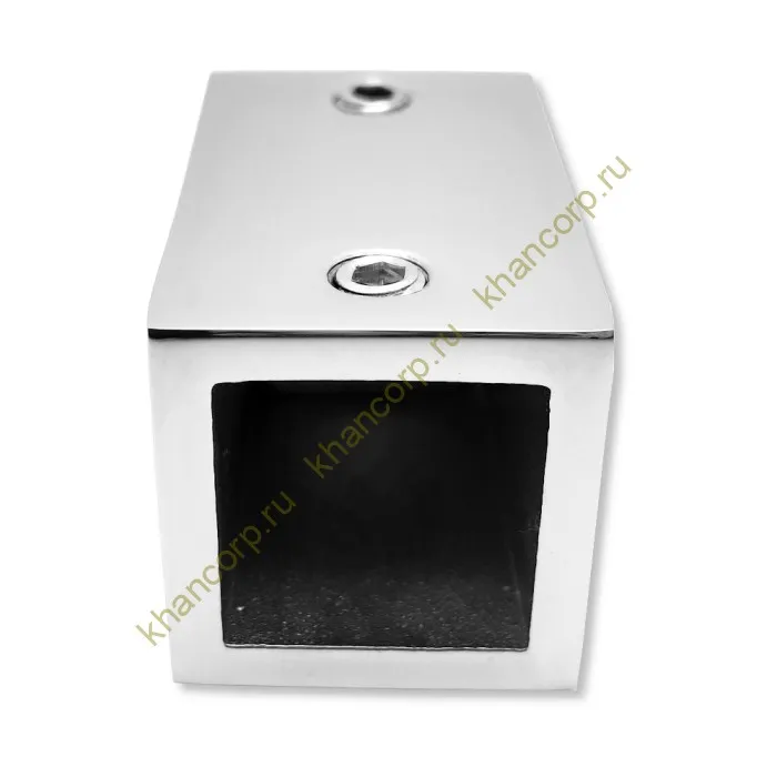 Крепление FDC-60 трубы 15х15 к стене, нержавейка/полированный