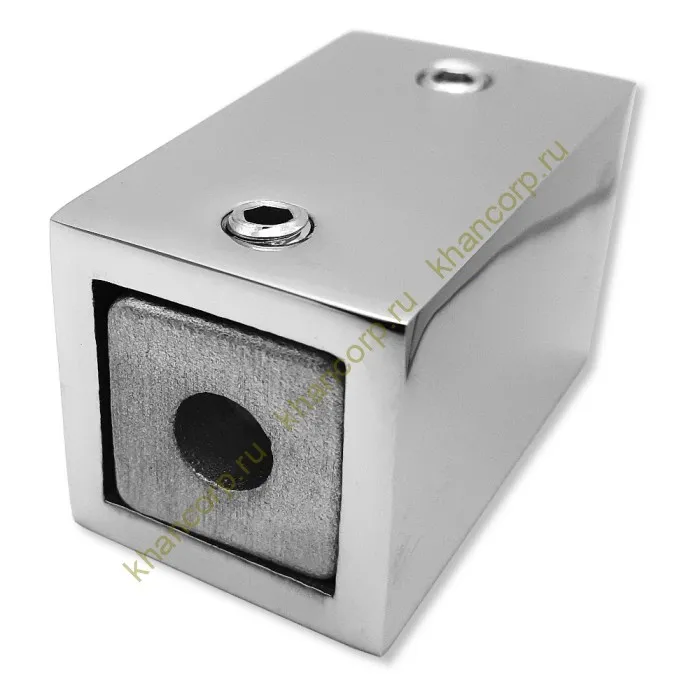 Крепление FDC-60 трубы 15х15 к стене, нержавейка/полированный