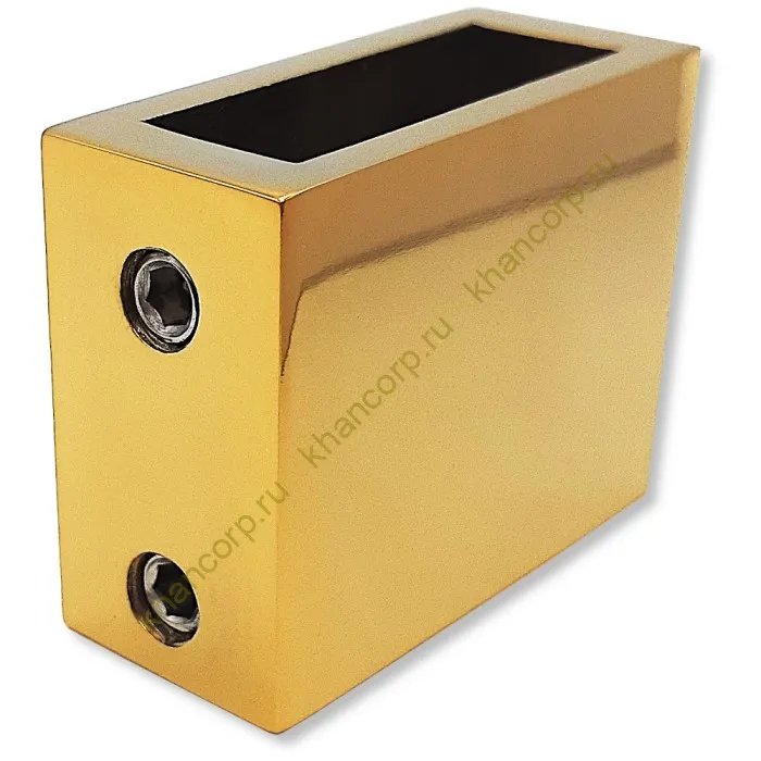 Крепление FDC-30 трубы 30х10 к стене, нержавейка/золото