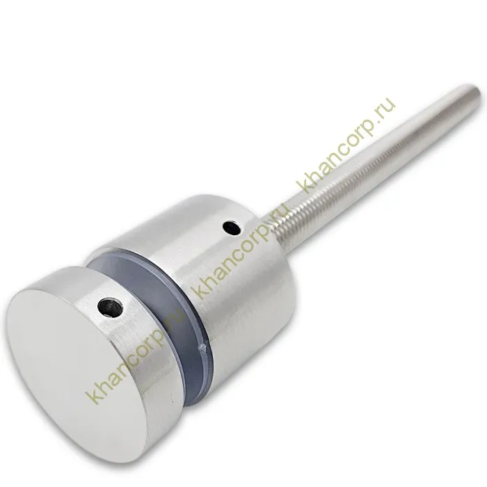 Стеклодержатель FKK-42.1, 10х30 мм Ø40 мм М12x1.75 для стекла, нержавейка/матовый