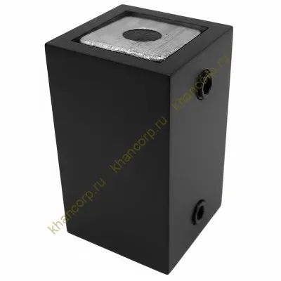 Крепление FDC-60 трубы 15х15 к стене, нержавейка/черный