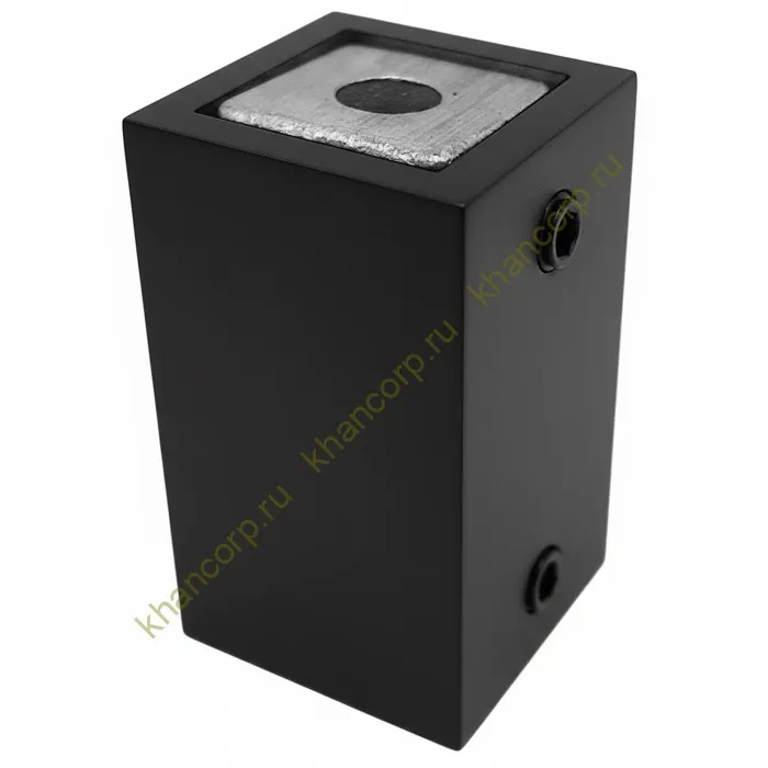 Крепление FDC-60 трубы 15х15 к стене, нержавейка/черный