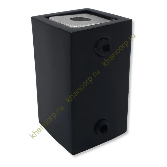 Крепление FDC-60 трубы 15х15 к стене, нержавейка/черный