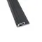 Профиль FDPA-56.25 для крепления уплотнителя к стене 8 мм, 2.5 м, алюминий/черный