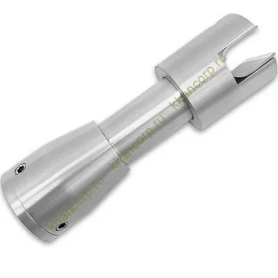 Стойка FOS-06 для перегородок без сверления, нержавейка/матовый