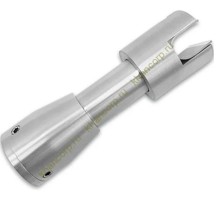 Стойка FOS-06 для перегородок без сверления, нержавейка/матовый