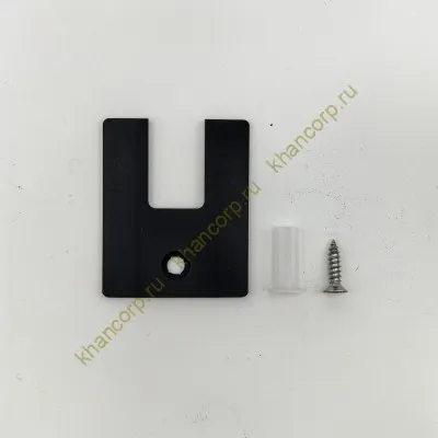 Заглушка торцевая FKP-402 для зажимного профиля, алюминий/черный