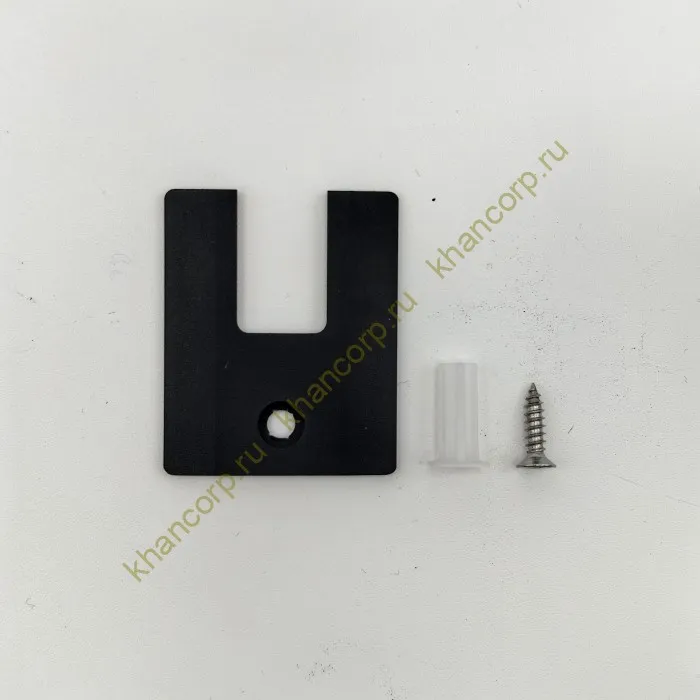 Заглушка торцевая FKP-402 для зажимного профиля, алюминий/черный