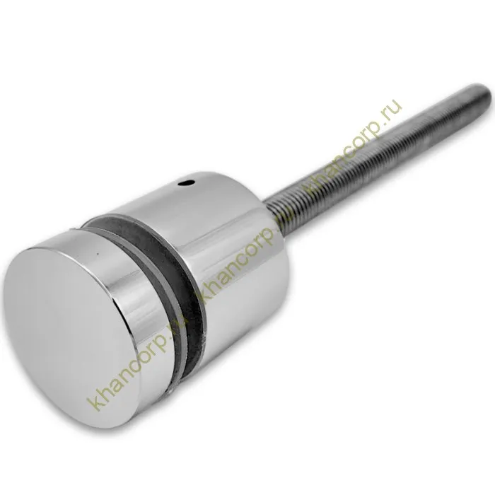 Стеклодержатель FKK-42.1, 10х30 мм Ø40 мм М12x1.75 для стекла, нержавейка/полированный