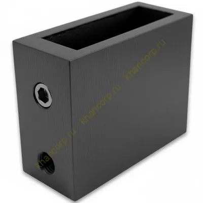 Крепление FDC-30 трубы 30х10 к стене, нержавейка/оружейная сталь