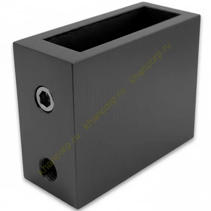 Крепление FDC-30 трубы 30х10 к стене, нержавейка/оружейная сталь