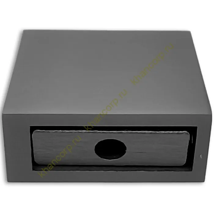 Крепление FDC-30 трубы 30х10 к стене, нержавейка/оружейная сталь