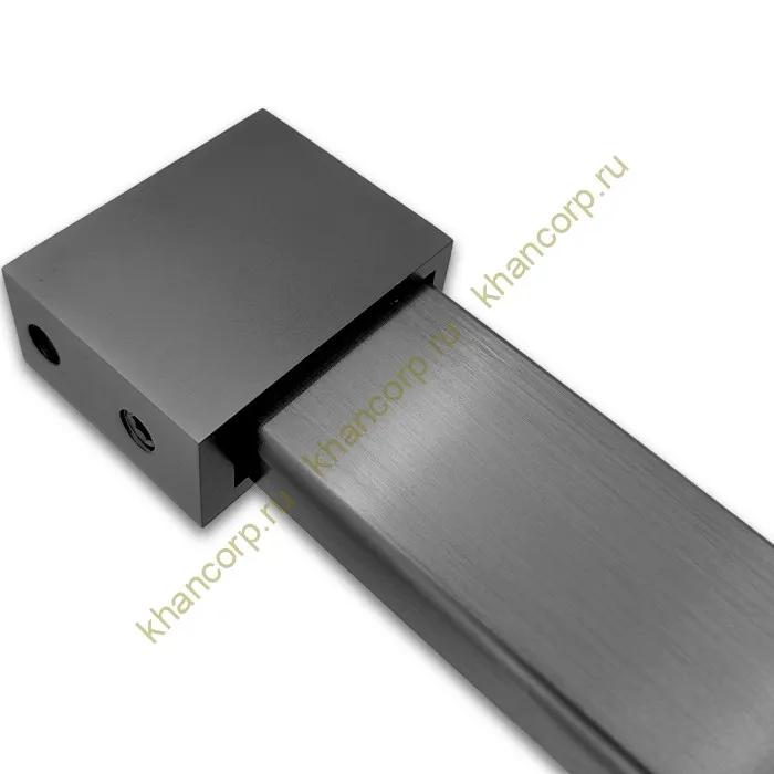 Крепление FDC-30 трубы 30х10 к стене, нержавейка/оружейная сталь