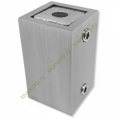 Крепление FDC-60 трубы 15х15 к стене, нержавейка/матовый