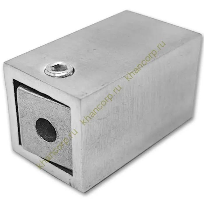 Крепление FDC-60 трубы 15х15 к стене, нержавейка/матовый