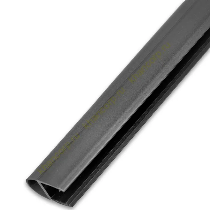 Уплотнитель ПРЕМИУМ А-образный серый 2.5 м под стекло 8 мм FDPP-414.8