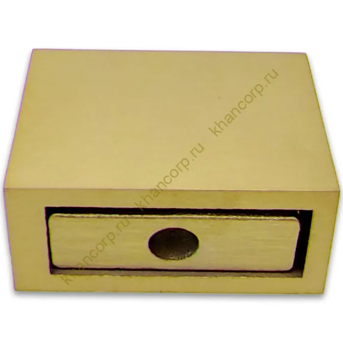 Крепление FDC-30 трубы 30х10 к стене, нержавейка/брашированное золото