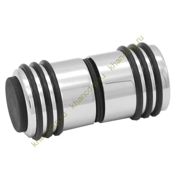 Ручка кноб Йота FDR-141 с одним резиновым торцом, латунь/хром