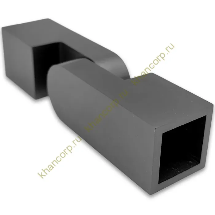 Соединитель FDC-57 трубы 15х15 регулируемый 90°-180°, нержавейка/оружейная сталь